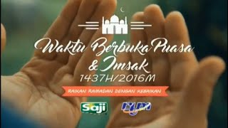 RTM - Waktu Berbuka dan Imsak (Syukur Ramadan 1437H/2016M)