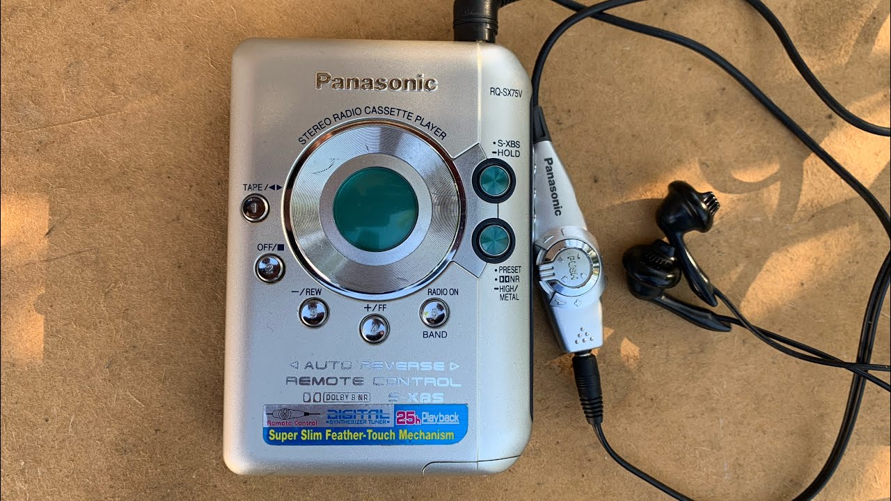 Panasonic RQ-SX67V (RQ-SX75V) Walkman belt replacement - YouTube