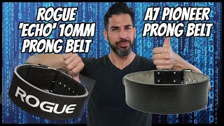 💪🏽A7 Pioneer Prong Cut Lifting Belt Vs Rogue Echo Review (WHY I Leveled Up!)