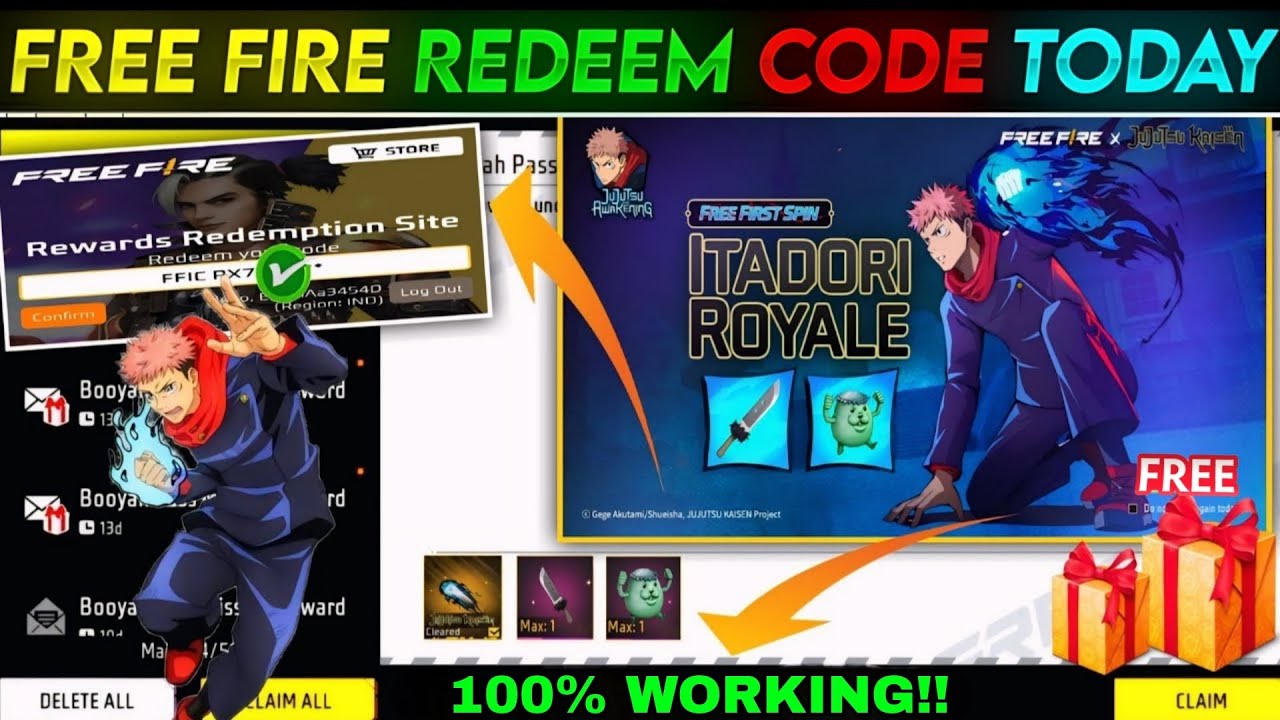 FREE FIRE REDEEM CODE TODAY 19 JANUARY |FF REWARDS REDEEM CODE | FF REDEEM CODE TODAY 19 JANUARY