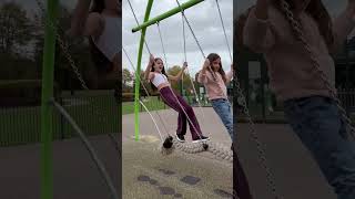 Download Lagu Going on a swing that reminds me of a snake as a visually impaired girl with my sister ￼￼ MP3