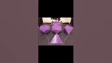 3D print time lapse - Platonic solids  #3dprint #fusion360