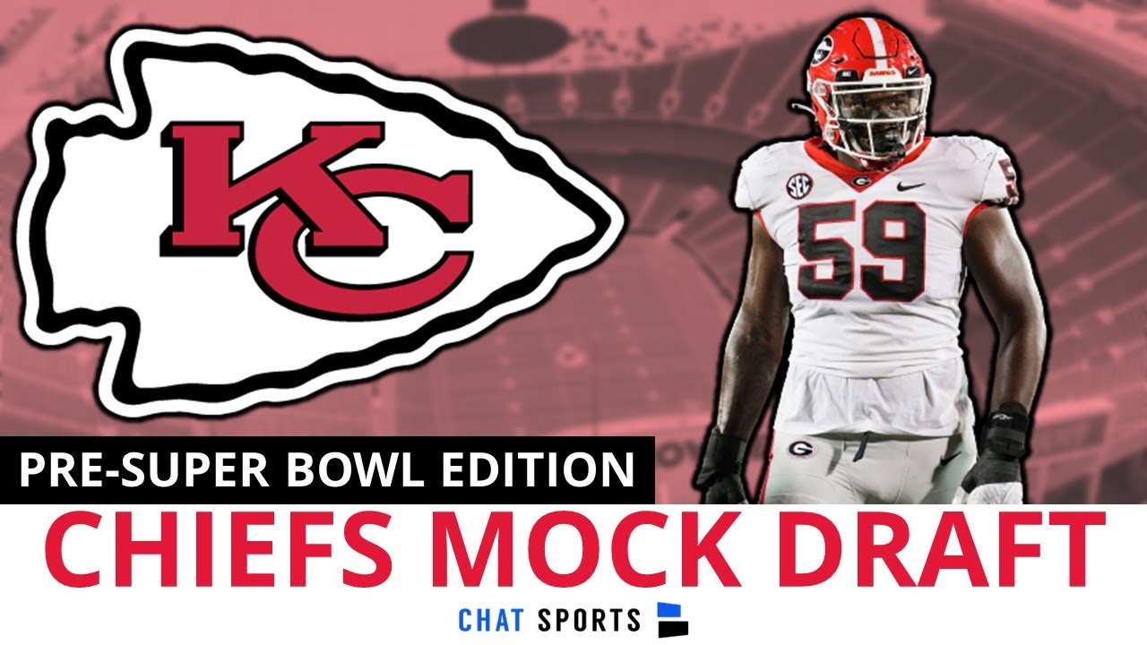 Kansas City Chiefs Mock Draft: Pre-Super Bowl 2023 NFL Mock Draft Ft  Broderick Jones, Cedric Tillman 