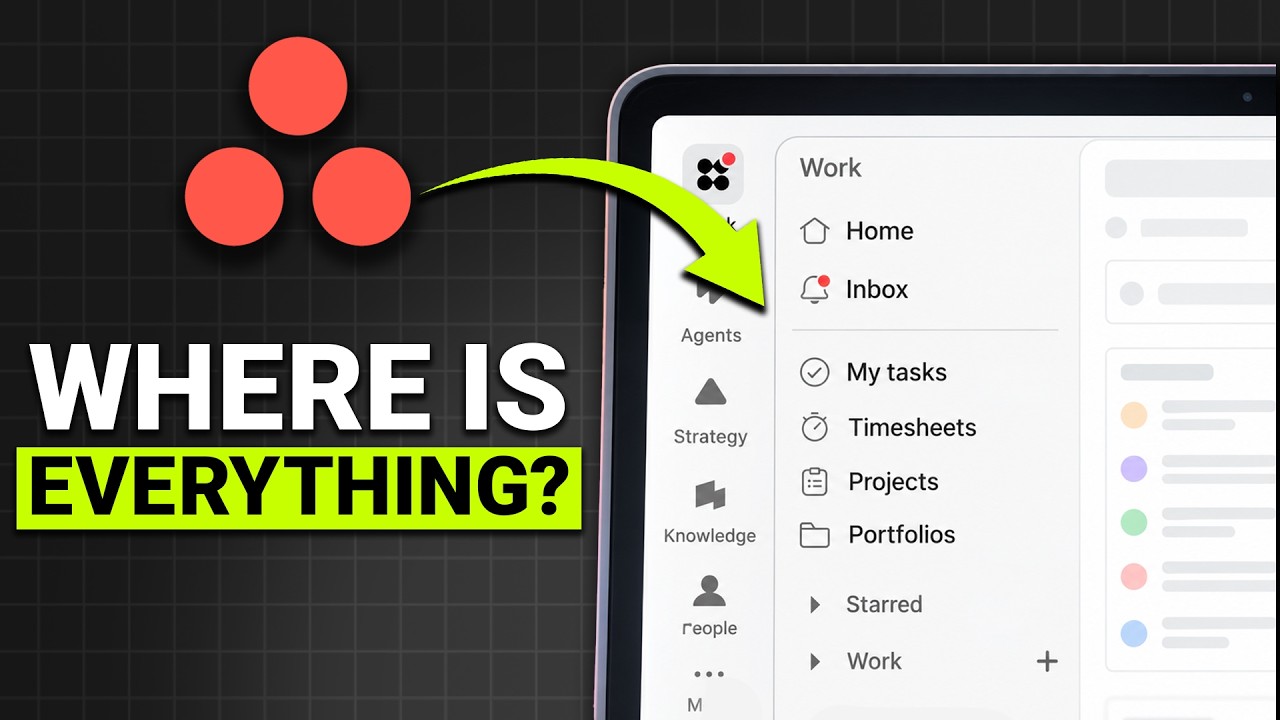 Asana UI Update: New Sidebar, Knowledge Tab and Pages Explained
