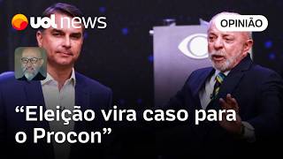 Flávio Bolsonaro e Lula desperdiçaram o tempo do eleitor; eleição virou caso para o Procon | Josias