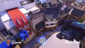 doomfist out of the map glitch on hanamura | overwatch