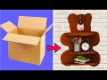 8 IDEIAS FANTÁSTICAS COM CAIXA DE PAPELÃO | RECYCLING DECORATION | IDER ALVES