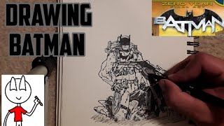 DRAWING: Batman (Zero Year) Time Lapse