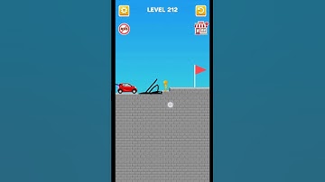 Draw Bridge Game Play Level 212 Shots Viral Trending Game 🎮🎯