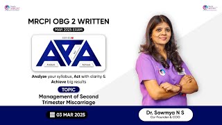 MRCPI OBG Part 2 Written | TRIPLE A Series | Contraception UKMEC | Dr. Sowmya N S | StudyMEDIC