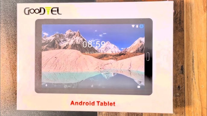 Tablette 10 Pouces Android 11 GOODTEL Processeur Octa Core 4 Go RAM 64 Go  ROM, Tablette complète 