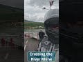 #shorts River Rhine Ferry crossing #adventuremotorcycling #ferrycrossing #ducatiV2S #riverrhine
