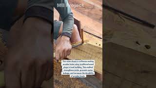 Traditional Boat Building | Sealing Wooden Holes with Handcrafted Wood Plugs