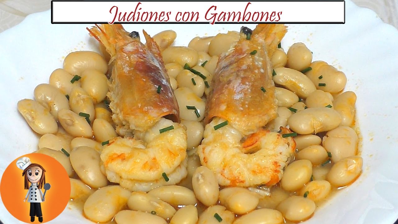 Judiones con Gambones en 30 minutos | Receta de Cocina en Familia
