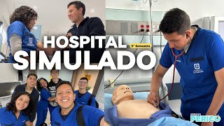 UNA SEMANA ESTUDIANDO MEDICINA | ROTACIÓN HOSPITAL SIMULADO VLOG