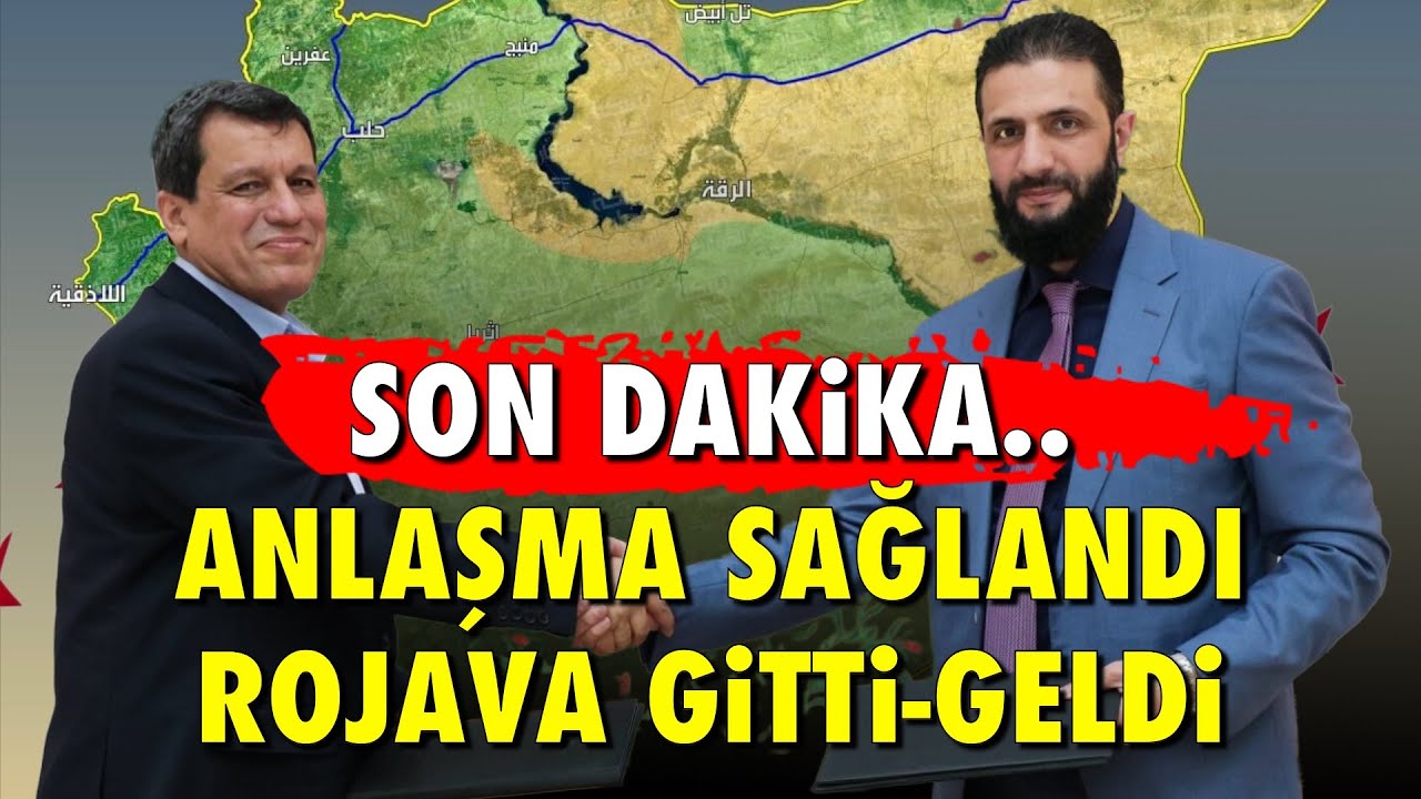 SON DAKİKA.. ANLAŞMA SAĞLANDI; ROJAVA GİTTİ-GELDİ