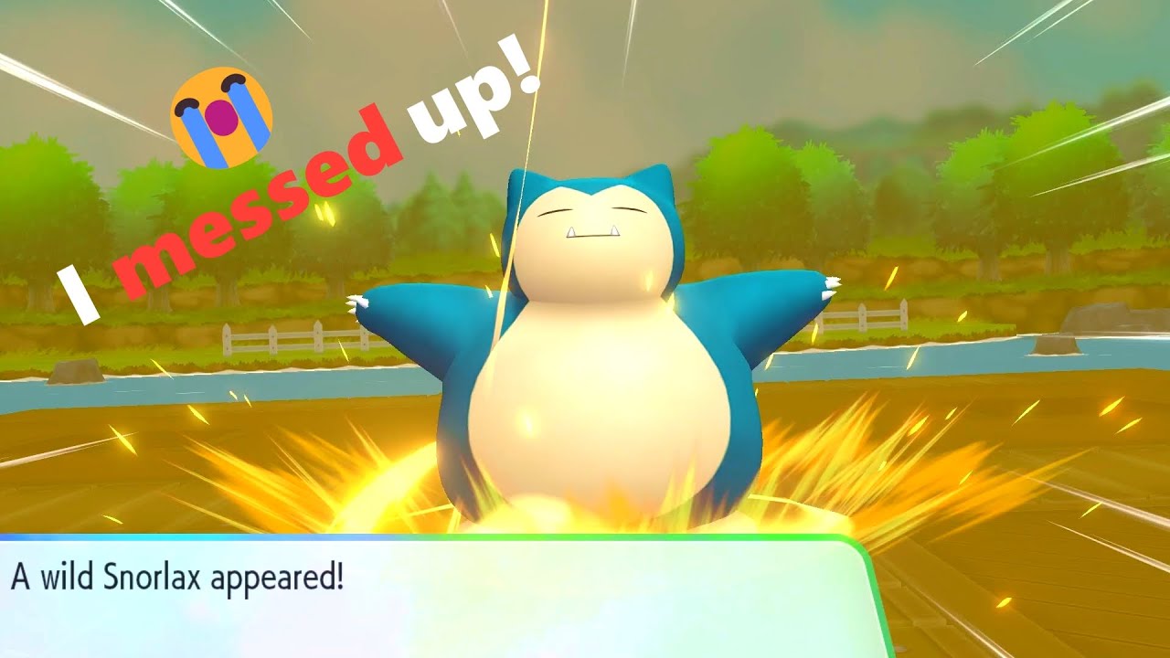 I mess up 🥲 | catching snorlax! | Pokémon lets go Pikachu EP 14