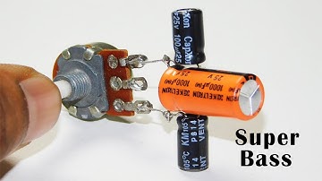 Super Bass Filter  Without IC Or Transistor Using