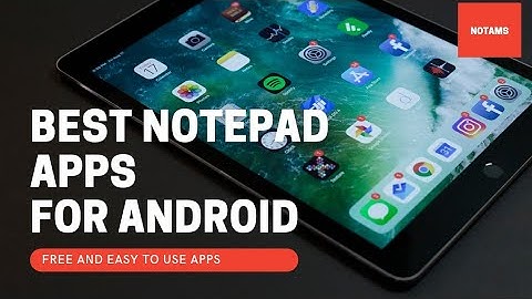 Best Notepad App for Mobile || Android and IOS || Top 5 Free apps || 2021