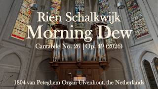 Morning Dew (Rien Schalkwijk) – Gentle Organ Music for Ascension Day | Historical Pipe Organ