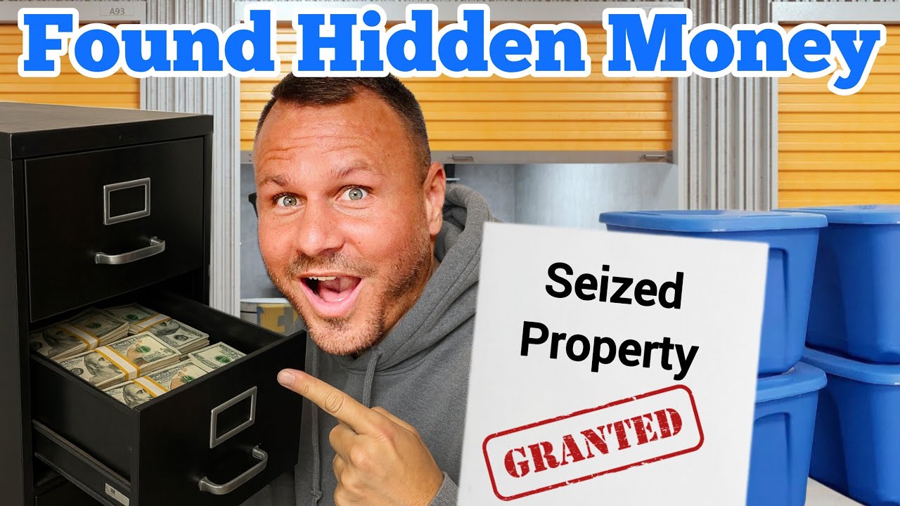 FOUND HIDDEN MONEY in the Abandoned Storage Unit - YouTube