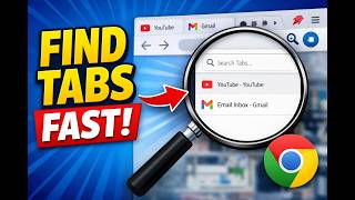 How to Use Tab Search Feature in Google Chrome on Windows 11 or 10 | GearUpWindows Tutorial
