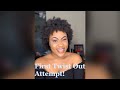 Must See! First Twist Out Attempt On 4c (Type 4) Natural Hair!