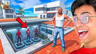 IBD3D Franklin Found SPIDER MAN SECRET BASE😱 INDIAN BIKE DRIVING 3D screenshot 2