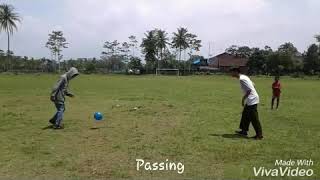 Tutorial passing dribbling shooting heading sepak bola