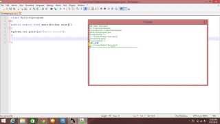First program hello world video 1