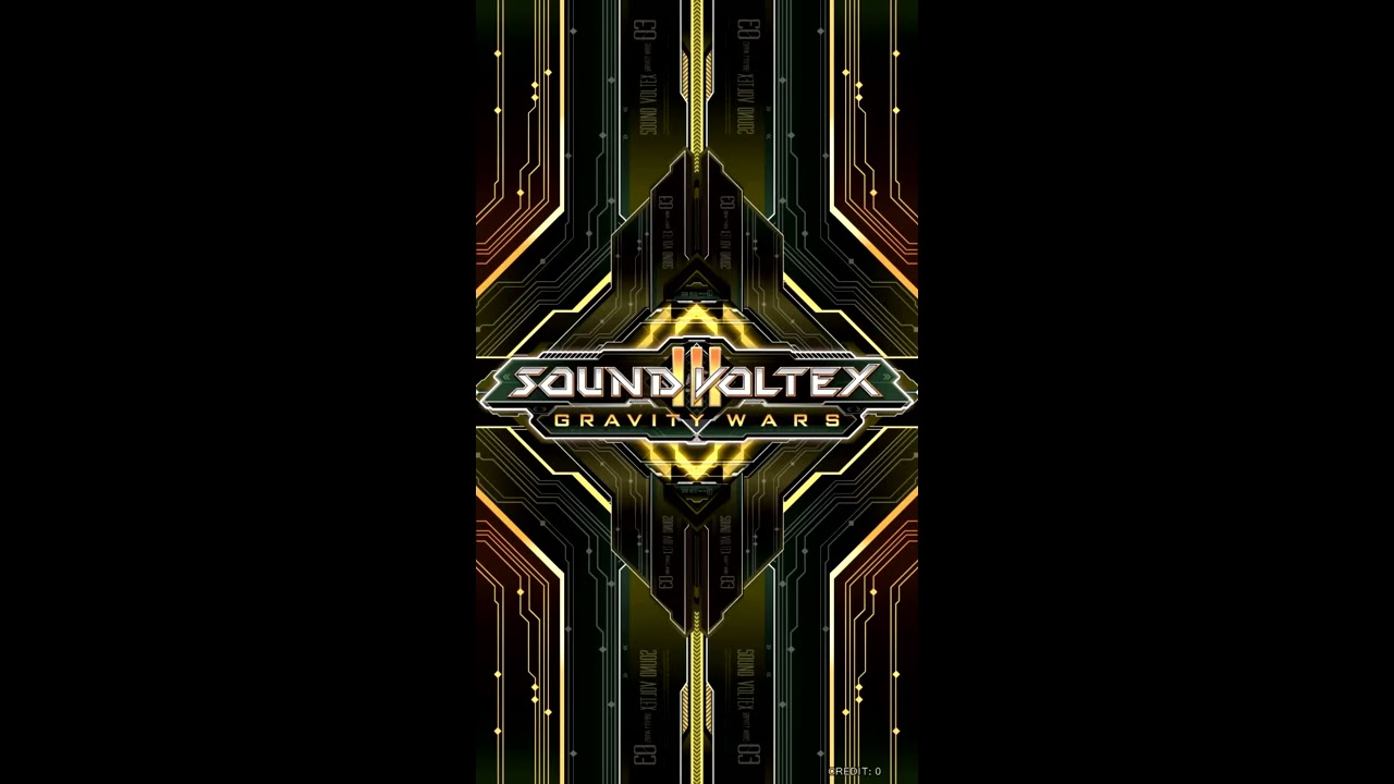 SOUND VOLTEX III Gravity Wars Arcade Machine - Sound Voltex