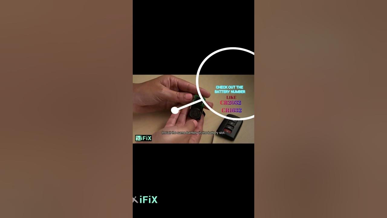 CAR 🚙 ELECTRIC KEY 🗝 BATTERY 🔋 CHANGE | iFiX | DIY - YouTube