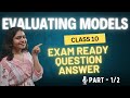 Evaluating Models Class 10 AI MCQs | Assertion Reason + True/False | Board Exam Q&amp;A – Part 1
