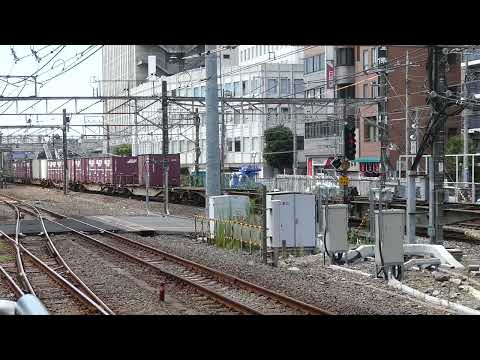 【フルHD】JR常磐線EF210形 松戸(JJ06)駅通過 1