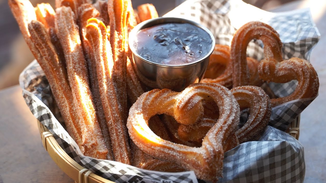 【cc】Baked Churros / Crispy & Fluffy / Precise Ratio of Milk to Flour to Butter / 墨西哥油条