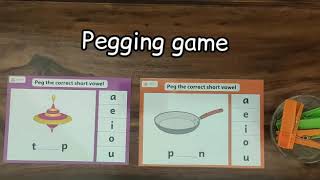 Pegging game