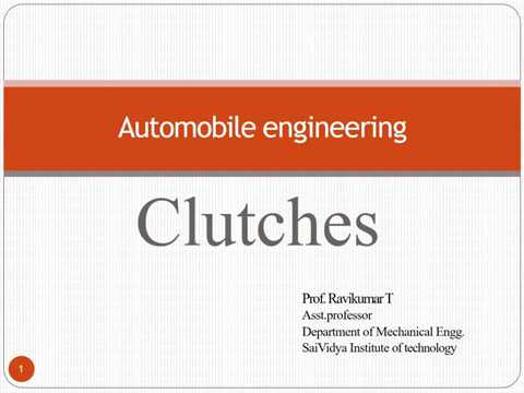 Types of Clutches  Animations & Diagrams – MechStuff