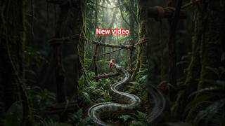 Giant Green Python Trap in African Jungle Using Raw Beef Bait | Realistic Wildlife Catch Scene