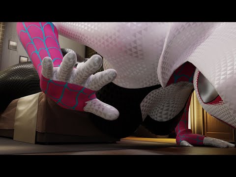 Spider Gwen massage table giantess growth