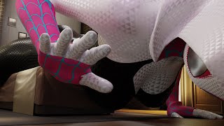 Spider Gwen massage table giantess growth