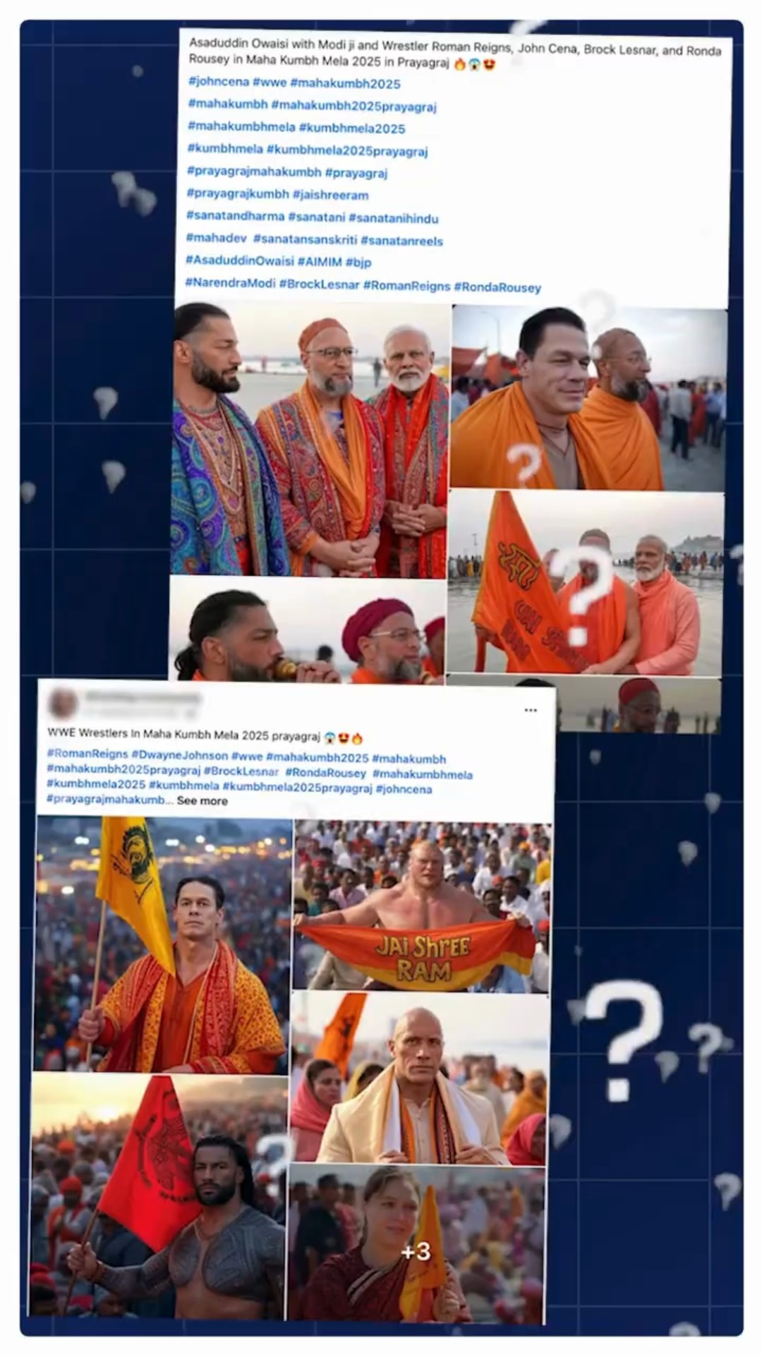 Fact Check: AI Images of Elon Musk, John Cena, Salman Viral as Real Images From Maha Kumbh Mela 2025