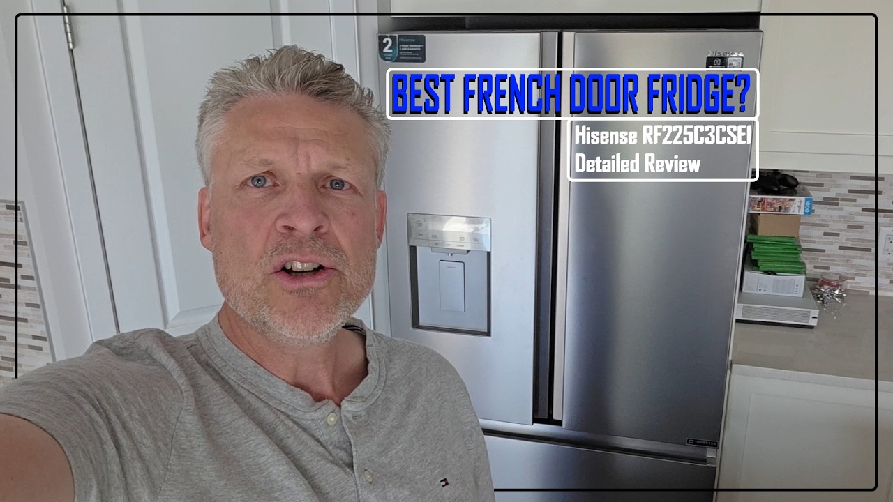 BEST FRENCH DOOR FRIDGE? Hisense RF225C3CSEI Review - YouTube