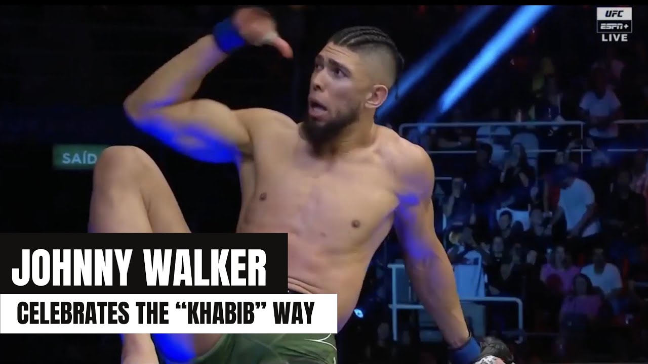 JOHNNY WALKER MOCKS KHABIB NURMAGOMEDOV AFTER UFC 283 WIN | The Fight Desk