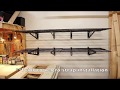 Fleximounts garage wall shelving Installation