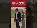 WATCH | U.S. Secretary Of State Marco Rubio Lands In Agra To Visit Taj Mahal #shorts #rubio