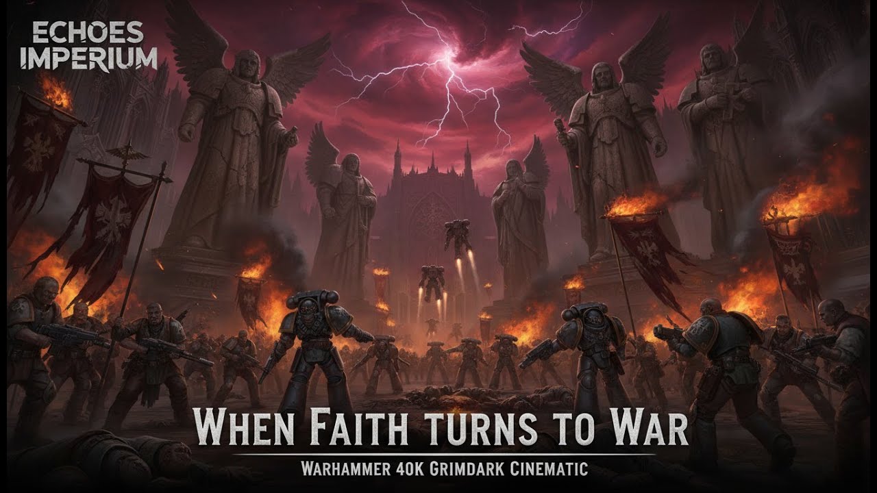 When Faith Turns to War | Warhammer 40K Grimdark Conflict Ignites 🔥 Full Cinematic