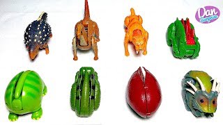 Hi guys, I'm Dan and today I'm going to show you 18 Dinosaur Transf...