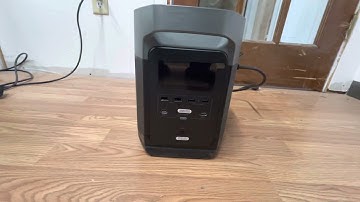 Ecoflow delta battery generator not power on