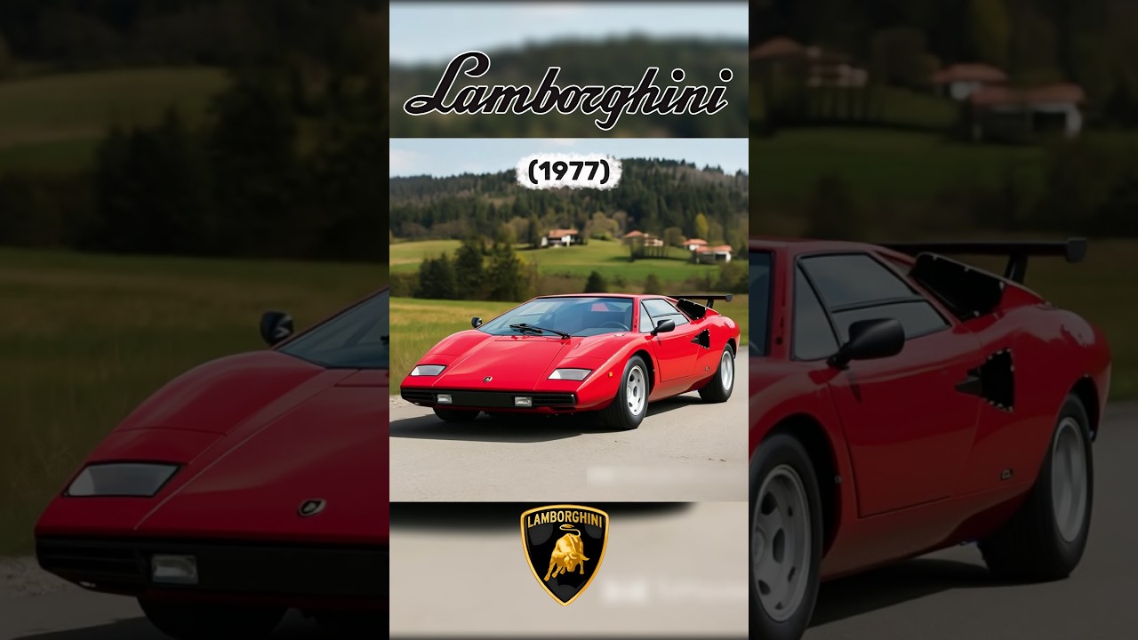 🚀 Lamborghini Evolution 1977–2025 | Every Model in Motion! 🏎️