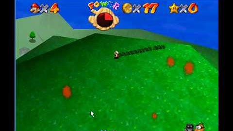 Super Mario 64 hack fire mario (CODE IN DESCRIPTION!!!!)